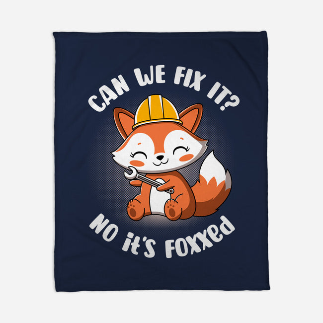 Can We Fix It Fox-None-Fleece-Blanket-rocketman_art