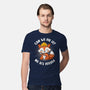 Can We Fix It Fox-Mens-Premium-Tee-rocketman_art