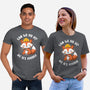 Can We Fix It Fox-Unisex-Basic-Tee-rocketman_art
