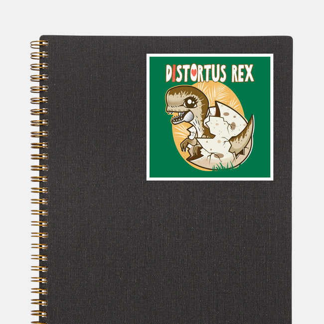 I Heart Distortus Rex-None-Glossy-Sticker-palmstreet