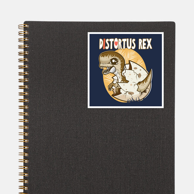 I Heart Distortus Rex-None-Glossy-Sticker-palmstreet