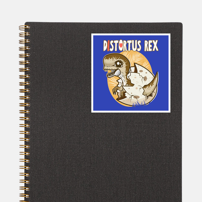 I Heart Distortus Rex-None-Glossy-Sticker-palmstreet