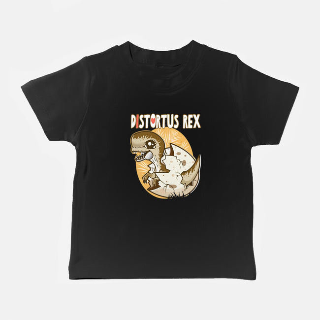 I Heart Distortus Rex-Baby-Basic-Tee-palmstreet