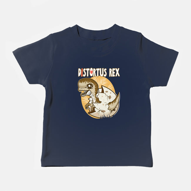I Heart Distortus Rex-Baby-Basic-Tee-palmstreet