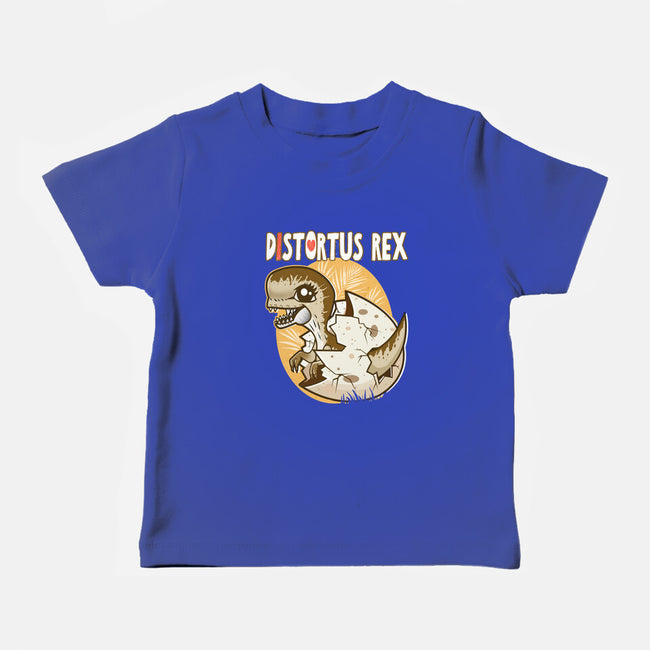I Heart Distortus Rex-Baby-Basic-Tee-palmstreet