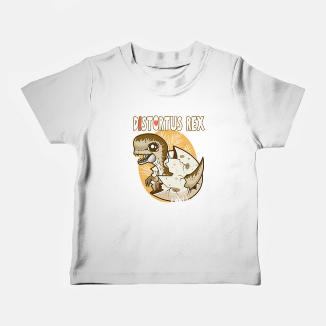 I Heart Distortus Rex-Baby-Basic-Tee-palmstreet