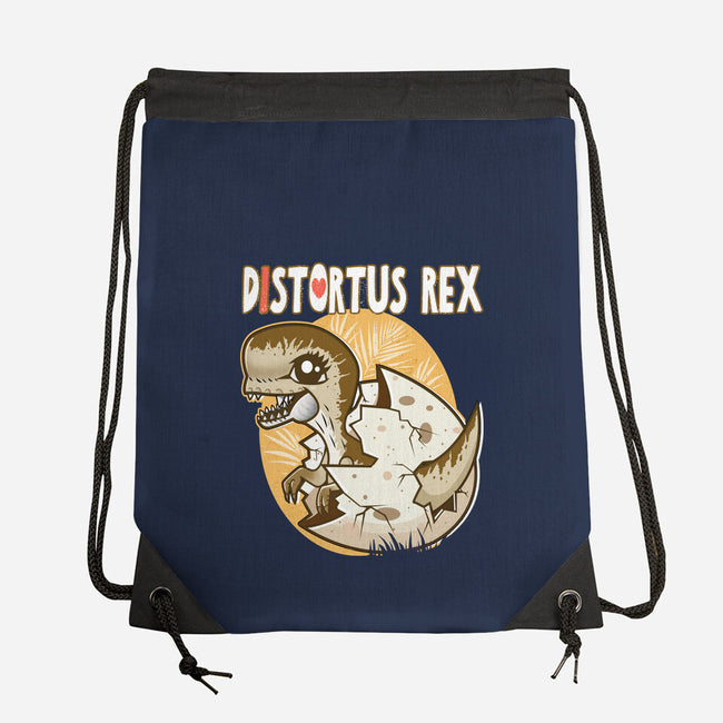 I Heart Distortus Rex-None-Drawstring-Bag-palmstreet