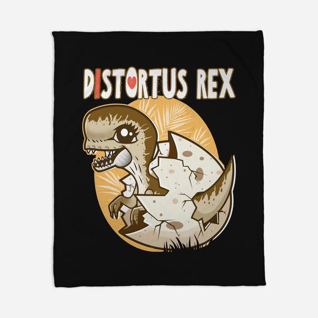 I Heart Distortus Rex-None-Fleece-Blanket-palmstreet