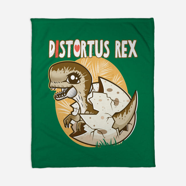 I Heart Distortus Rex-None-Fleece-Blanket-palmstreet