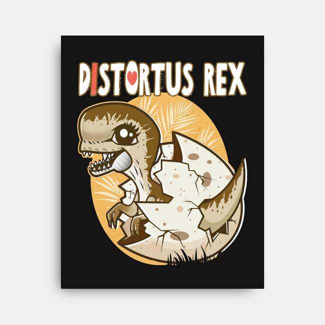 I Heart Distortus Rex-None-Stretched-Canvas-palmstreet