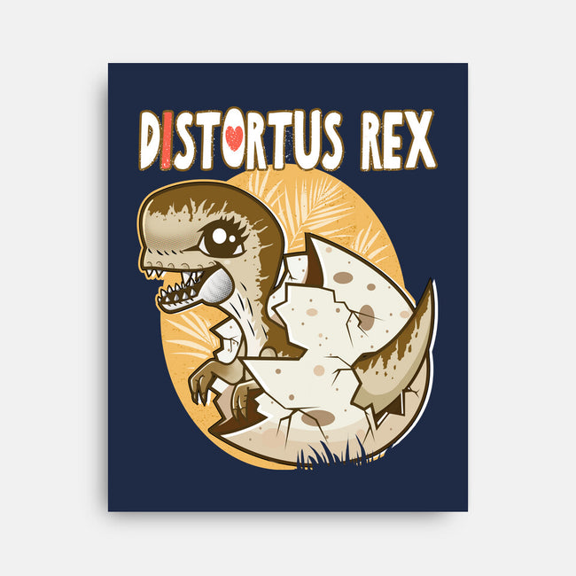 I Heart Distortus Rex-None-Stretched-Canvas-palmstreet