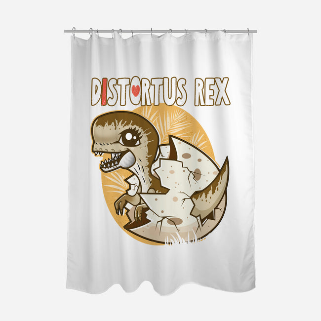 I Heart Distortus Rex-None-Polyester-Shower Curtain-palmstreet