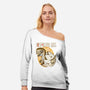 I Heart Distortus Rex-Womens-Off Shoulder-Sweatshirt-palmstreet