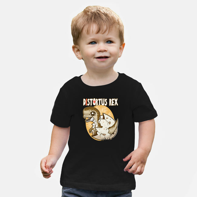 I Heart Distortus Rex-Baby-Basic-Tee-palmstreet