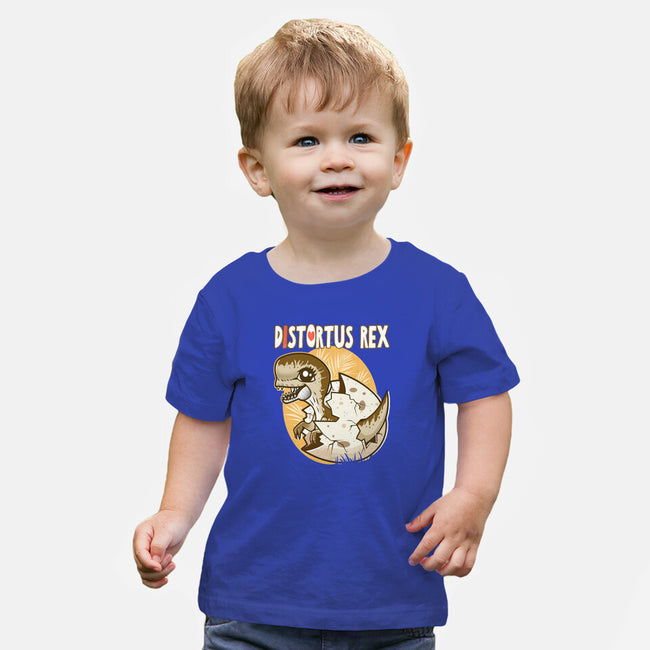 I Heart Distortus Rex-Baby-Basic-Tee-palmstreet
