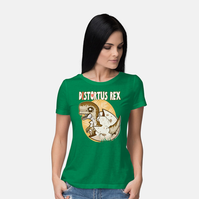 I Heart Distortus Rex-Womens-Basic-Tee-palmstreet