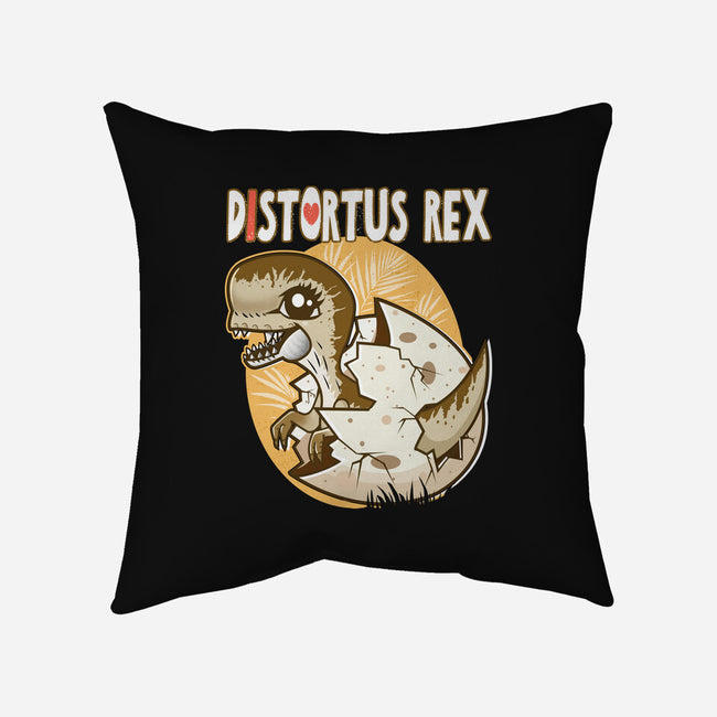I Heart Distortus Rex-None-Removable Cover w Insert-Throw Pillow-palmstreet