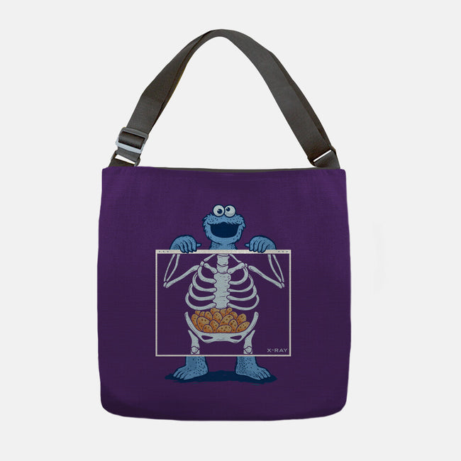 Cookie Anatomy X-ray-None-Adjustable Tote-Bag-erion_designs