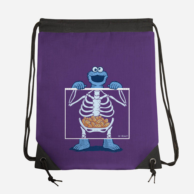Cookie Anatomy X-ray-None-Drawstring-Bag-erion_designs