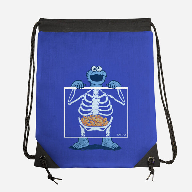 Cookie Anatomy X-ray-None-Drawstring-Bag-erion_designs