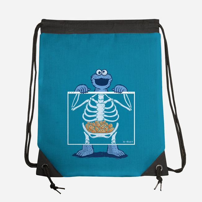 Cookie Anatomy X-ray-None-Drawstring-Bag-erion_designs