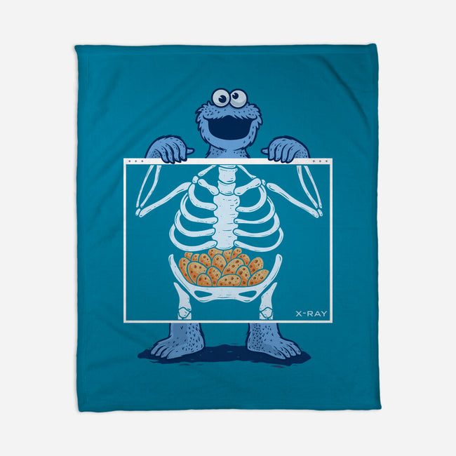 Cookie Anatomy X-ray-None-Fleece-Blanket-erion_designs