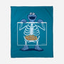 Cookie Anatomy X-ray-None-Fleece-Blanket-erion_designs