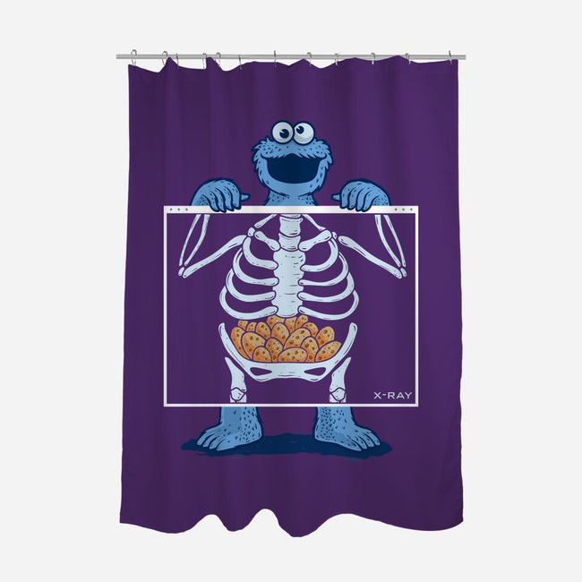 Cookie Anatomy X-ray-None-Polyester-Shower Curtain-erion_designs