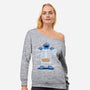 Cookie Anatomy X-ray-Womens-Off Shoulder-Sweatshirt-erion_designs
