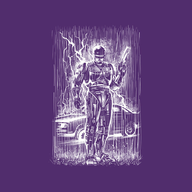 Cop Under The Rain-Youth-Basic-Tee-zascanauta