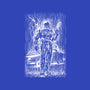 Cop Under The Rain-None-Glossy-Sticker-zascanauta
