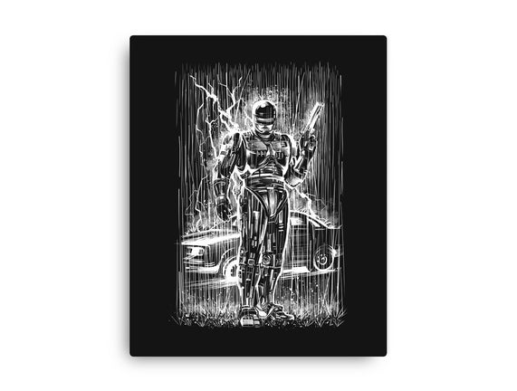 Cop Under The Rain
