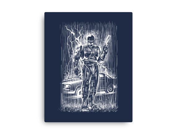 Cop Under The Rain
