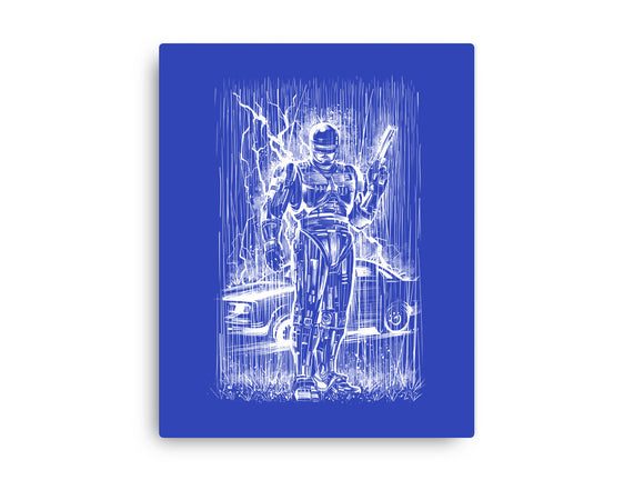 Cop Under The Rain