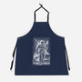 Cop Under The Rain-Unisex-Kitchen-Apron-zascanauta