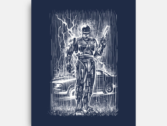 Cop Under The Rain