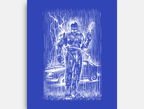 Cop Under The Rain