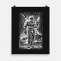 Cop Under The Rain-None-Matte-Poster-zascanauta