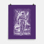 Cop Under The Rain-None-Matte-Poster-zascanauta