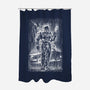 Cop Under The Rain-None-Polyester-Shower Curtain-zascanauta
