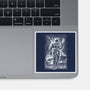 Cop Under The Rain-None-Glossy-Sticker-zascanauta