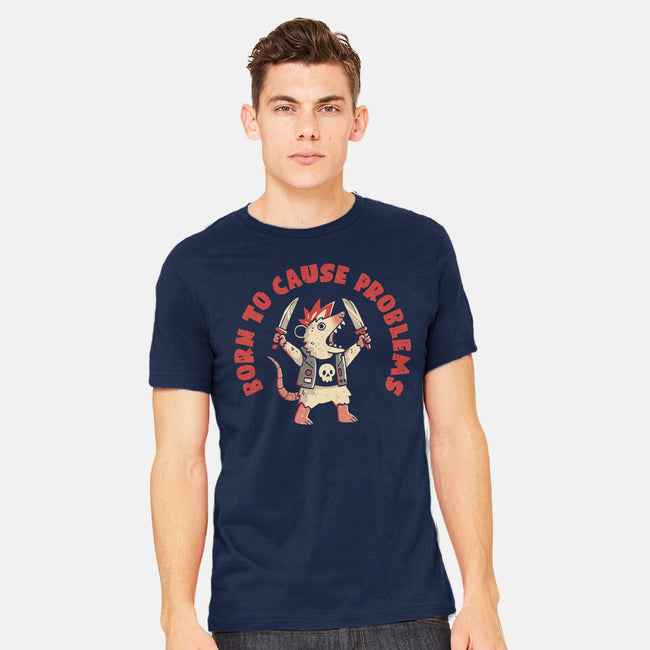 Born To Cause Problems-Mens-Heavyweight-Tee-eduely