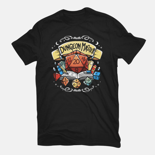 Dungeon Master Dice-Womens-Fitted-Tee-Vallina84