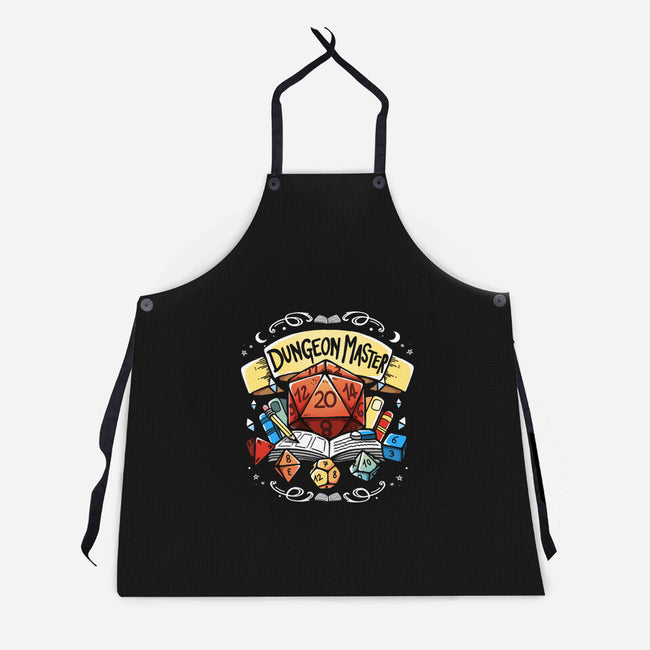Dungeon Master Dice-Unisex-Kitchen-Apron-Vallina84