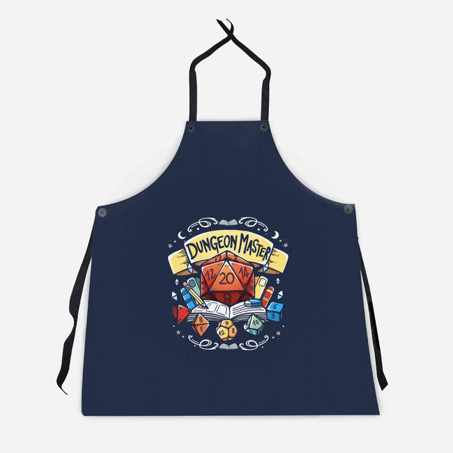 Dungeon Master Dice-Unisex-Kitchen-Apron-Vallina84