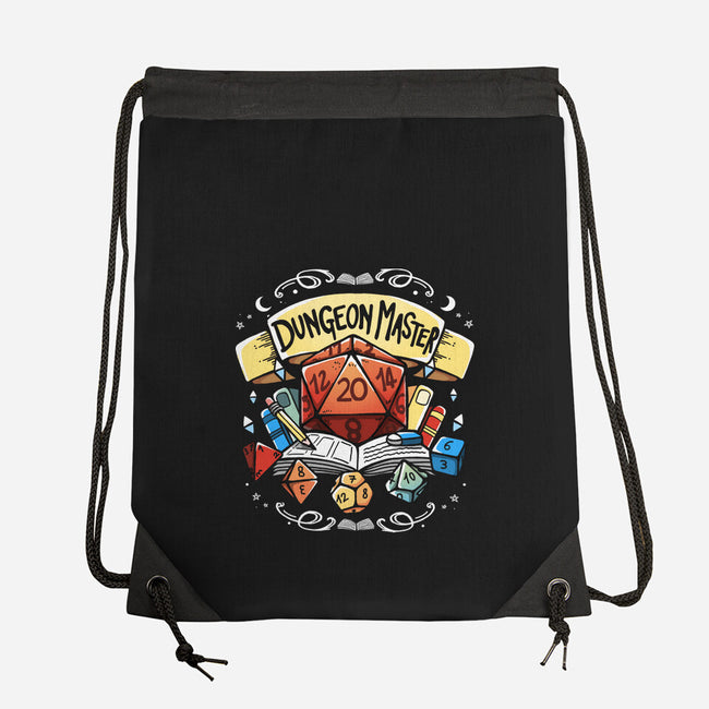 Dungeon Master Dice-None-Drawstring-Bag-Vallina84