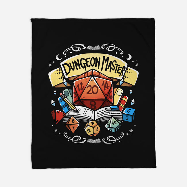 Dungeon Master Dice-None-Fleece-Blanket-Vallina84