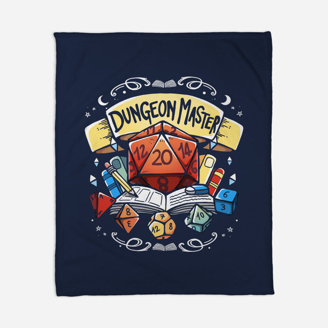 Dungeon Master Dice-None-Fleece-Blanket-Vallina84