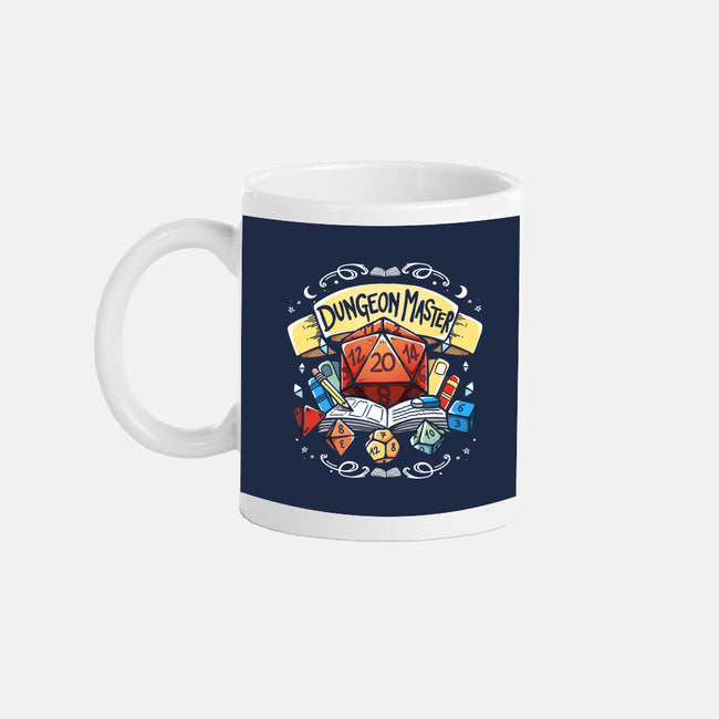 Dungeon Master Dice-None-Mug-Drinkware-Vallina84
