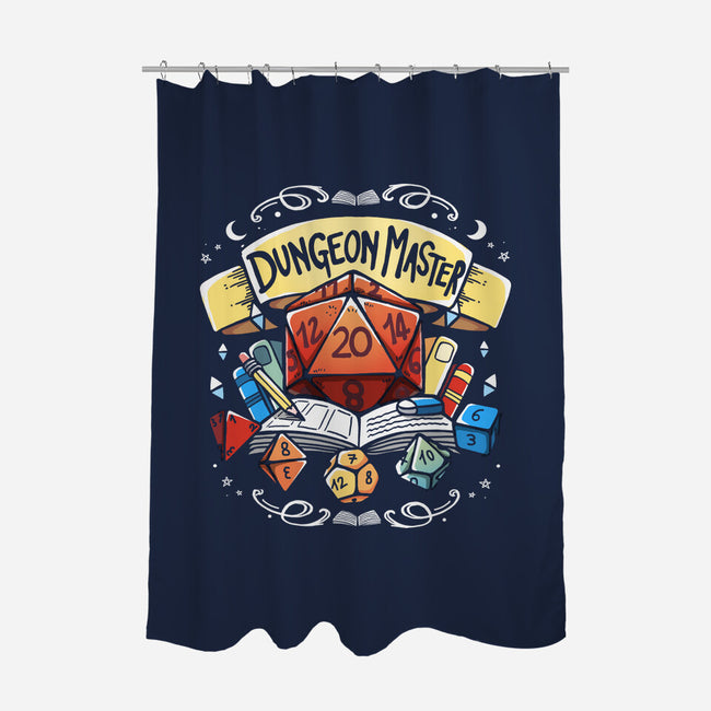 Dungeon Master Dice-None-Polyester-Shower Curtain-Vallina84